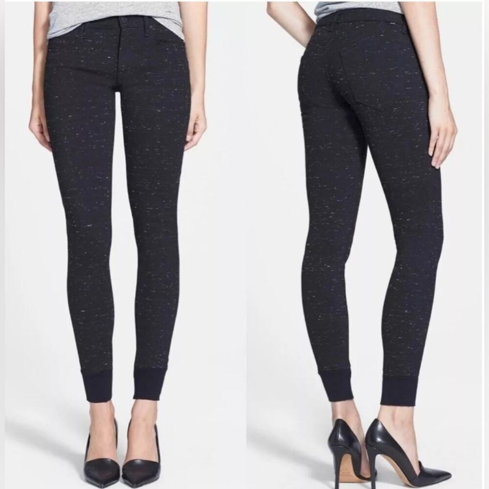 New- Mother The Trainer Skinny Track Pants joggers In Skypirate black 26